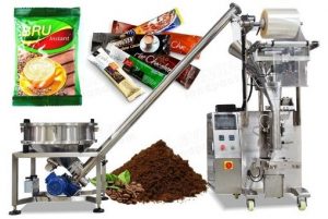 آلة تعبئة مسحوق القهوة الأوتوماتيكية مع رافع لولبي (أوجر ليفتر) Coffee Filling