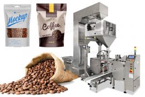 ماكينة تعبئة وتغليف حبوب القهوة الجاهزة في أكياس Coffee Filling